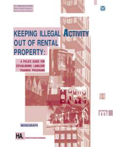 Land law / Property / Landlord–tenant law / Affordable housing / Public housing in the United States / Bureau of Justice Assistance / Section 8 / Landlord / Tenant screening / Real property law / Real estate / Law