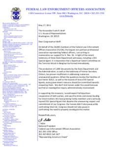 Microsoft Word - FLEOA Ltr to Rep Wolf re Benghazi Select Committee[removed]doc