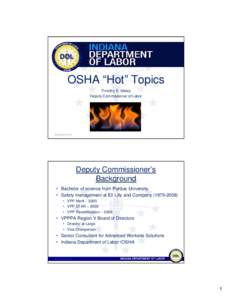 Microsoft PowerPoint - OSHA Hot Topics - Maley.ppt [Compatibility Mode]