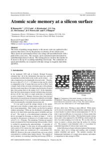 INSTITUTE OF PHYSICS PUBLISHING  NANOTECHNOLOGY Nanotechnology[removed]–502