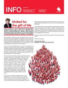 info  may 2009 BULLETIN FOR VOLUNTEERS, BLOOD DONORS AND HÉMA-QUÉBEC PARTNERS