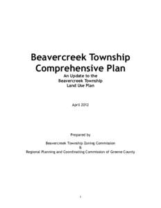 Beavercreek Township Comprehensive Plan An Update to the Beavercreek Township Land Use Plan