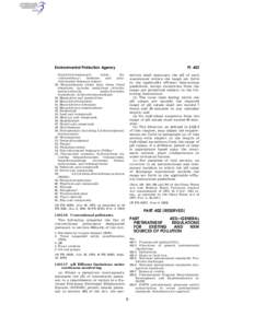 Environmental Protection Agency  Pt. 403 bis(dichloroisopropyl) ether,