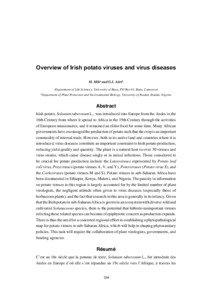 Tree of life / Potato virus Y / Potato leafroll virus / Potato yellow dwarf virus / Potato virus X / Potato latent virus / Potato virus A / Potato virus T / Andean potato latent virus / Viruses / Biology / Microbiology