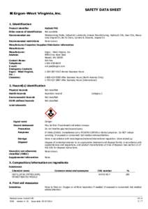 SAFETY DATA SHEET  1. Identification Product identifier  HyGold P40