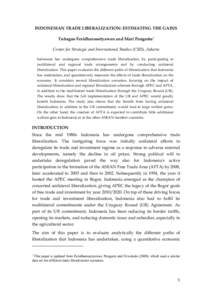 International economics / ASEAN Free Trade Area / Asia-Pacific Economic Cooperation / General Agreement on Tariffs and Trade / Association of Southeast Asian Nations / Non-tariff barriers to trade / Uruguay Round / Agreement on Trade Related Investment Measures / Tariff / International relations / International trade / World Trade Organization
