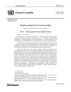 United Nations  General Assembly A/RES[removed]Distr.: General