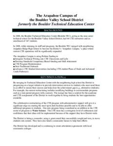 Microsoft Word - Boulder Valley Arapahoe Campus.doc
