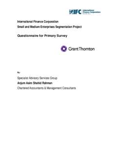 Microsoft Word - Questionnairre for IFC SME Segmentation Survey- KS.docx