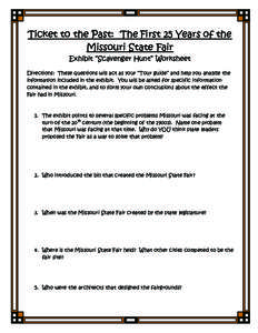 State fairs / Missouri State Fair / Pettis County /  Missouri