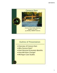 Ceresco Dam and Resource Benefits