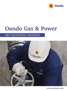 Geography of Africa / Natural gas / Energy / Geography of Nigeria / Liquefied natural gas / Ikeja / Fuel gas / Oando / Lagos