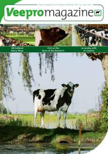 magazine  D airy m a ga zi n e o f Veep ro H o l l a n d Vo lJ ul yAll Holland Dairy Show