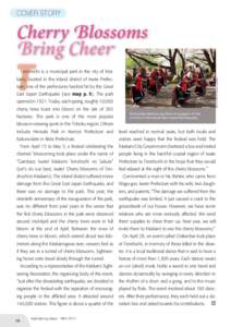 COVER STORY  Cherry Blossoms Bring Cheer  T