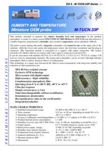 Sensor / Relative humidity / Resistor / Water vapor / Atmospheric thermodynamics / Psychrometrics / Thermodynamics