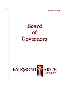 October 16, 2014  Board of Governors