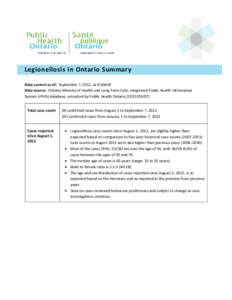 Building biology / Legionellosis / Legionella / Health / Influenza A virus subtype H1N1 / Industrial hygiene / Microbiology / American Legion