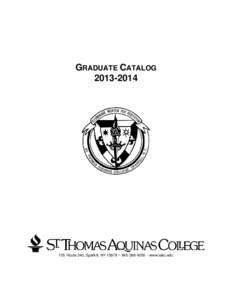 GRADUATE CATALOGRoute 340, Sparkill, NY 10979 ~  ~ www.stac.edu  ADMISSION TO THE COLLEGE