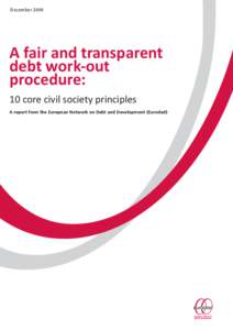 December[removed]A fair and transparent debt work-out procedure: 10 core civil society principles