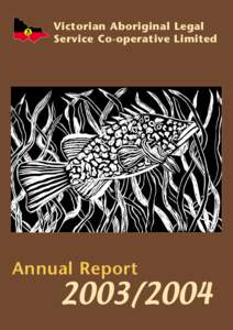 Victorian Aboriginal Legal Service Co-operative Limited Annual Report 2