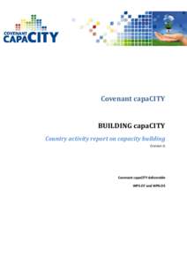 Covenant capaCITY  BUILDING capaCITY Country activity report on capacity building (Version 1)