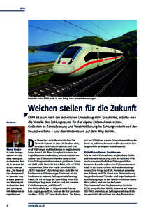 © Deutsche Bahn  SEPA Deutsche Bahn: SEPA-ready zu sein bringt noch keine Verbesserungen.