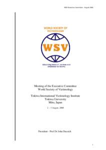 Microsoft Word - WSV ExCom Minutes[removed]Final