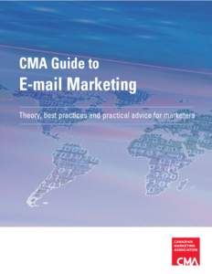 CMA Guide to  E-mail Marketing