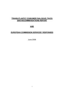 Com reply to TACD Recommendations 2005 final.doc