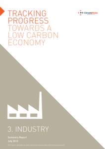 Tracking progress towards a low carbon economy