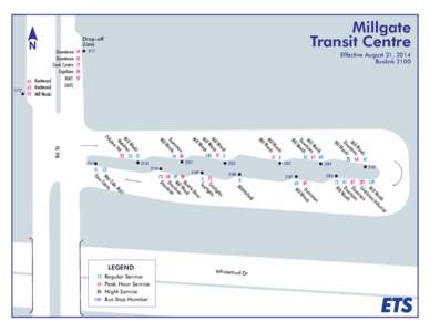 Millgate Transit Centre Drop-off Zone 64