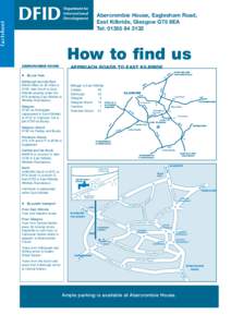 How to get to DFID East Kilbride office