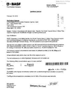 8EHQ-10-17831A  TSCA 8(e) Notice