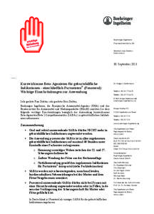 Rote-Hand-Brief zu Partusisten® (Fenoterol)