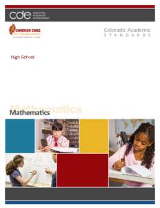 Common Core State Standards Initiative / National Council of Teachers of Mathematics / Victorian Essential Learning Standards / Critical thinking / Mathematics / 21st Century Skills / Principles and Standards for School Mathematics / Connected Mathematics / Education / Education reform / Mathematics education