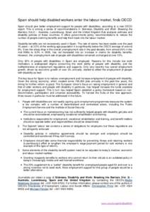 Educational psychology / Population / Unemployment / Disability rights / Socioeconomics / Social Security / Employment / Labour law / Chacón Navas v Eurest Colectividades SA / Human resource management / Economics / Disability