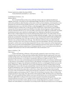 Southern Campaign American Revolution Pension Statements & Rosters Pension Application of John Chambers S35834 Transcribed and annotated by C. Leon Harris VA