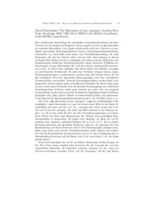 Plekos 5,2003,15–20 – http://www.plekos.uni-muenchen.de/2003/rrohrbacher.pdf  15 David Rohrbacher: The Historians of Late antiquity. London/New York: RoutledgeVIII, 324 S. ISBNhardback);