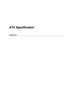 ATX Specification Version 2.2