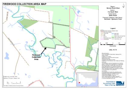FIREWOOD COLLECTION AREA MAP Scotts Cre ek Rd SC O