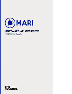 Mari 2.6v5 Software API Overview