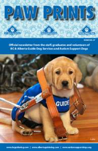 ISSUE NO. 27  Official newsletter from the staff, graduates and volunteers of BC & Alberta Guide Dog Services and Autism Support Dogs  Rodeo