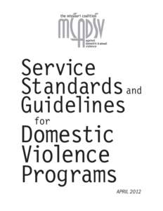 DV Service Standards _April2012.indd