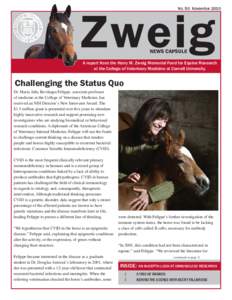 Zweig  No. 50 November 2010 NEWS CAPSULE