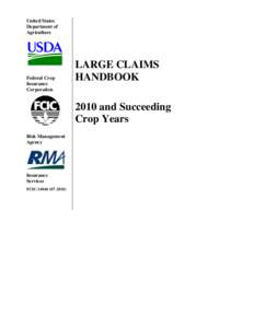 United States Department of Agriculture Federal Crop Insurance