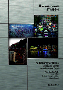 The Security of Cities Ecology and Conflict on an Urbanizing Planet Peter Engelke, Ph.D. Senior Fellow Strategic Foresight Initiative