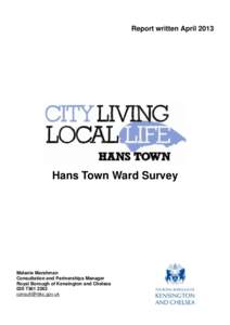 Report written AprilHans Town Ward Survey Melanie Marshman Consultation and Partnerships Manager
