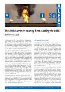 [removed]WENSTRUP/SIPA  The Arab summer: searing heat, soaring violence?