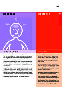 Engels  Headache Hoofdpijn