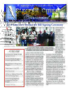 Volume XIII, Issue 5 May 2013 ECA Joins Gov. Bentley for Bill Signing Ceremony  A